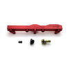 Honda / Acura B Series GEM Fuel Rails-Fuel Rails-Red-OEM Banjo Fitting + 3/4 Boss Plug-GoldenEagleMfg