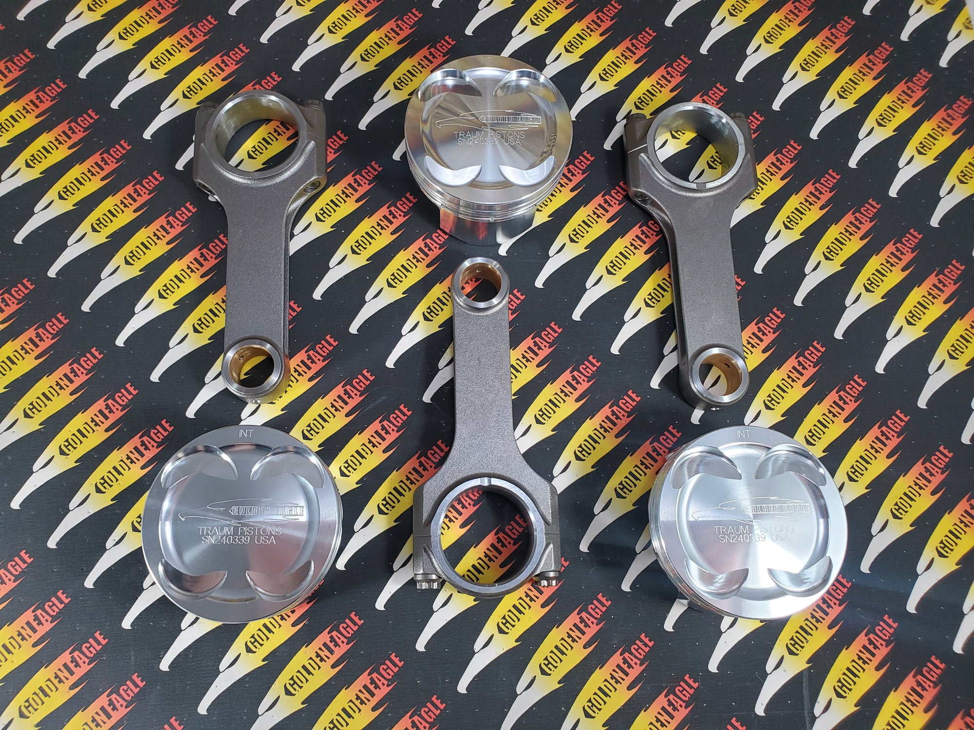Yamaha YXZ - 2016+ Stage 2 Piston and Rod Combo - Golden
