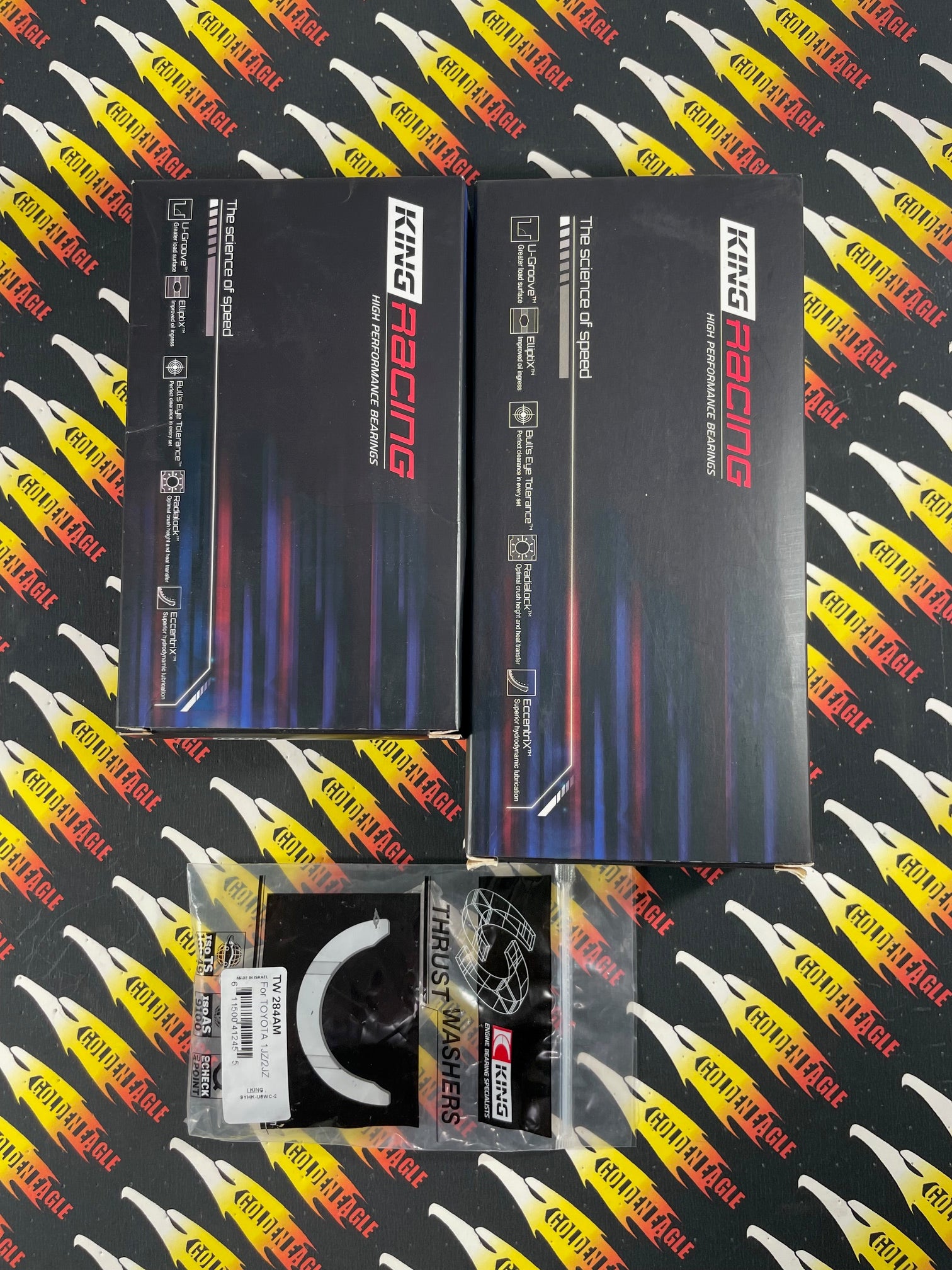 Toyota KING Race Bearing Sets 1JZGE, 1JZGTE 2492cc 2JZGE, 2JZGTE with Thrust Washers