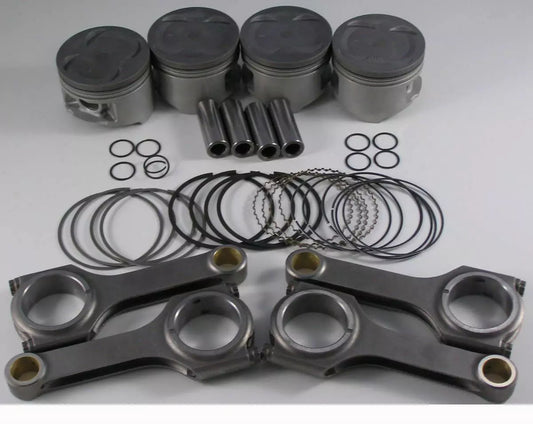 Nippon Racing JDM Turbo HONDA B-Series 84.5mm Pistons & Scat H Beam Rods