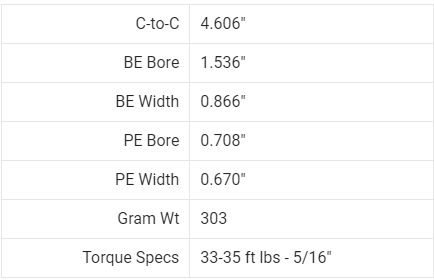 Brian Crower Can-Am X3 (17-up) Titanium Connecting Rods w/ARP625+ Fasteners