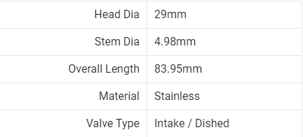 Can-Am X3 Inconel Exhaust Valves - 25mm (STD)