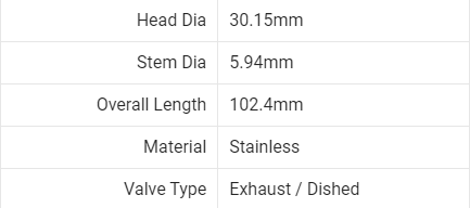Brian Crower Nissan SR20DE(T) Exhaust & Intake Valve Combo