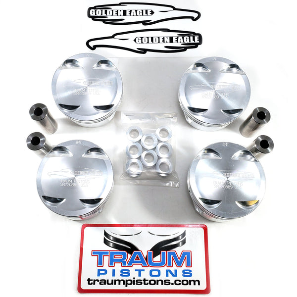 Traum G.E. Spec Pistons Honda / Acura Flat Top D16Y7/Y8/Z6