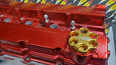 GEM Mitsubishi 4B11T / EVO X Six Shooter Oil Caps