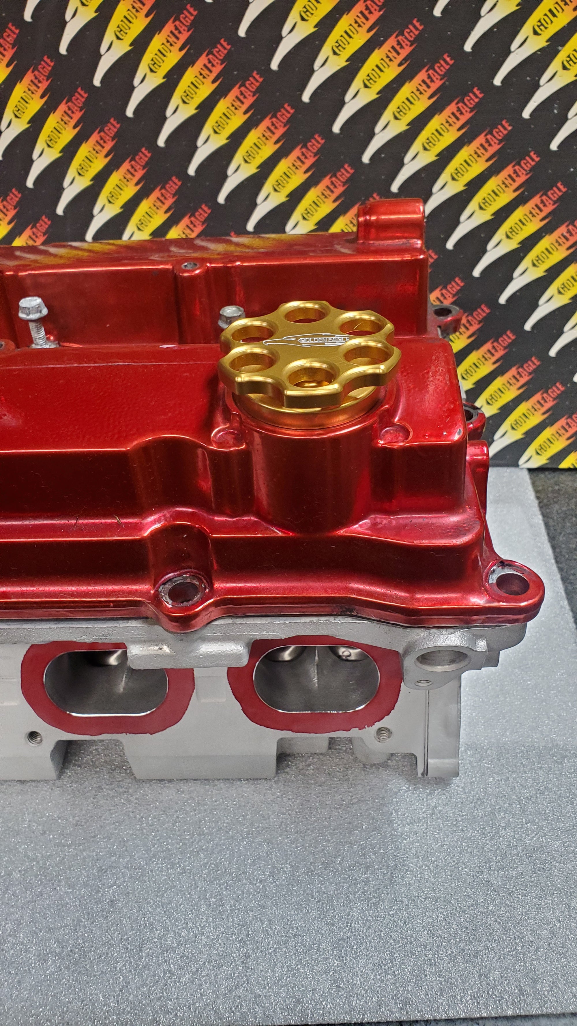 GEM Mitsubishi 4B11T / EVO X Six Shooter Oil Caps