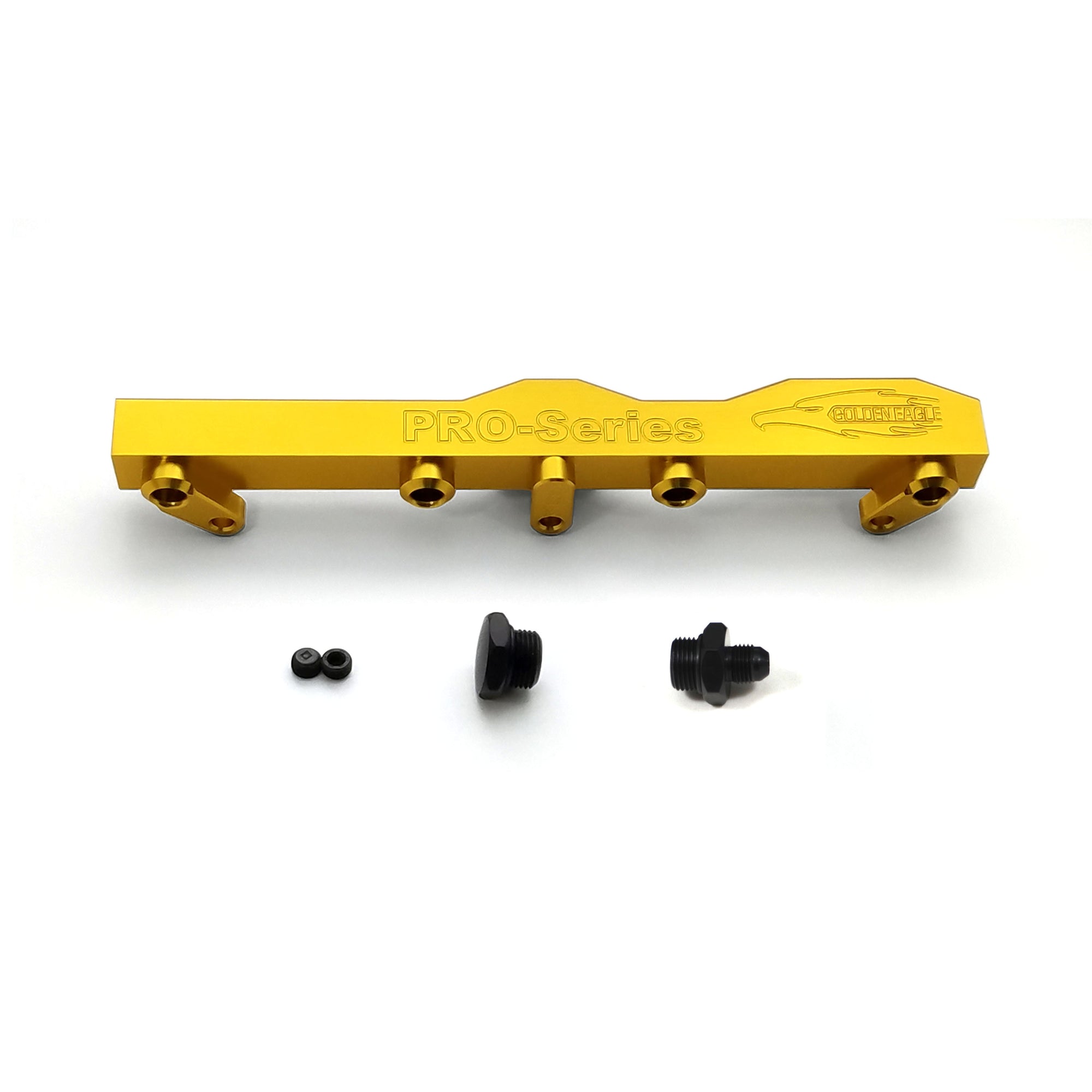 Honda / Acura B Series GEM Fuel Rails-Fuel Rails-Gold-6AN Fitting + 3/4 Boss Plug-GoldenEagleMfg