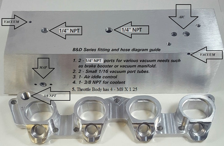 Honda D Series - GEM 4.2 Liter Turbo Intake Manifold