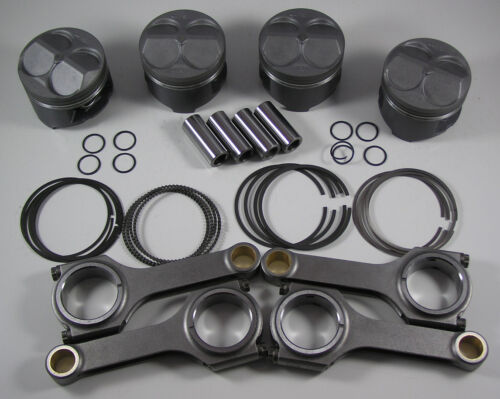 Nippon Racing JDM B16B / B16A CTR Pistons & Rings Set - 82mm +0.040" Oversize, Teflon Coated