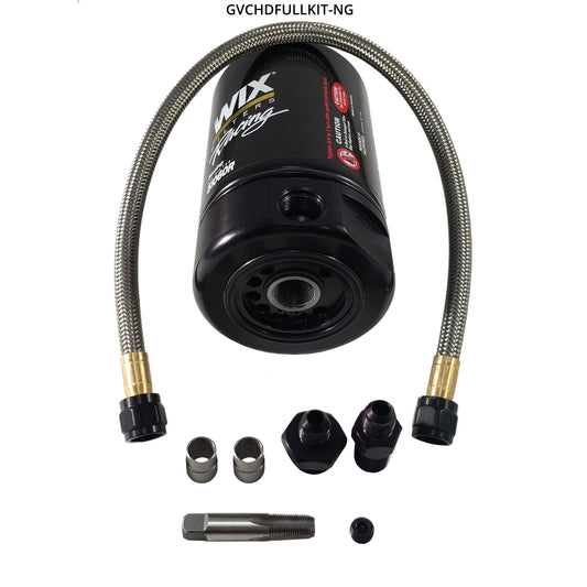 Golden Eagle HD VTEC Conversion Sandwich Plate — Oversized Oil Filter Upgrade