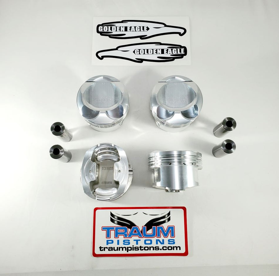 Traum G.E. Spec Pistons Honda / Acura Flat Top K20C Turbo 65.5mm Bore, 9.8:1 Comp.
