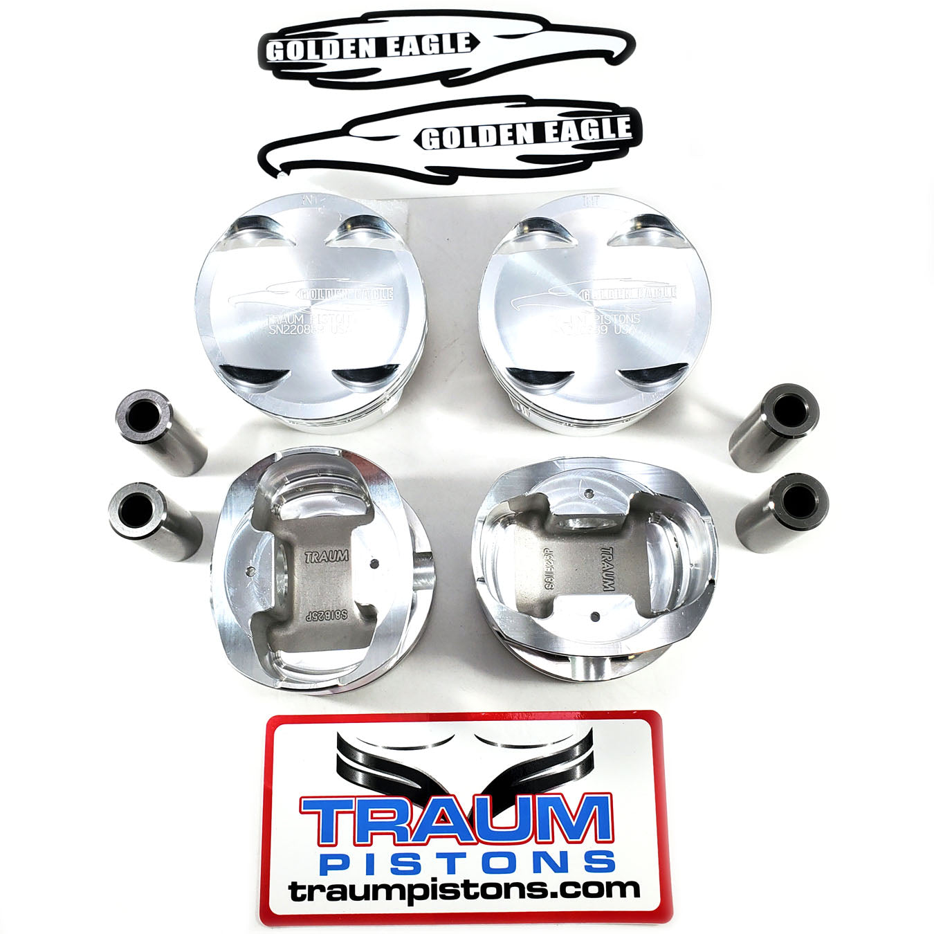 Traum G.E. Spec Pistons Mitsubishi Flat Top 86.5mm Bore