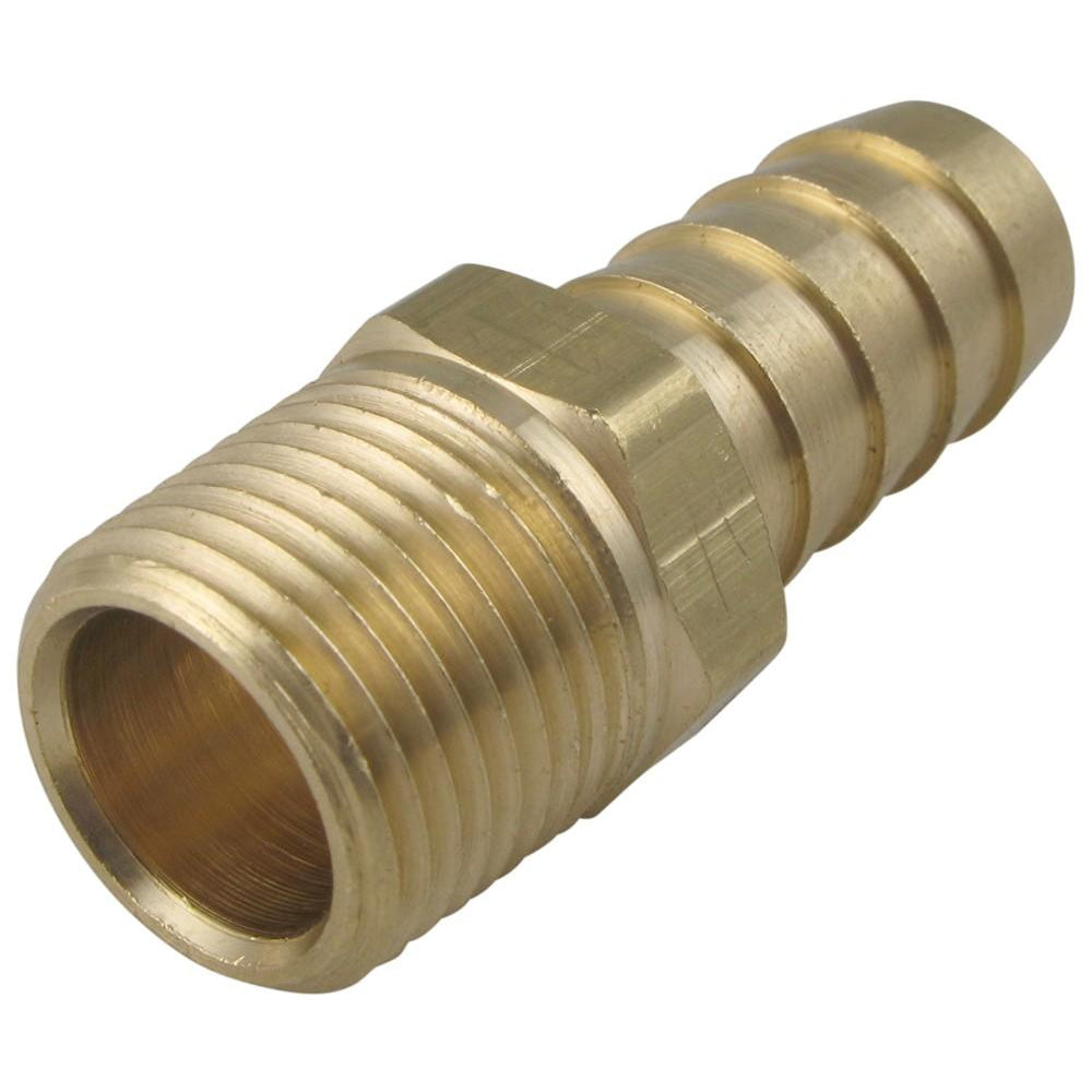 Intake manifold flange fitting 3/8 NPT To 1/2 Barbed Hose-Fittings-GoldenEagleMfg