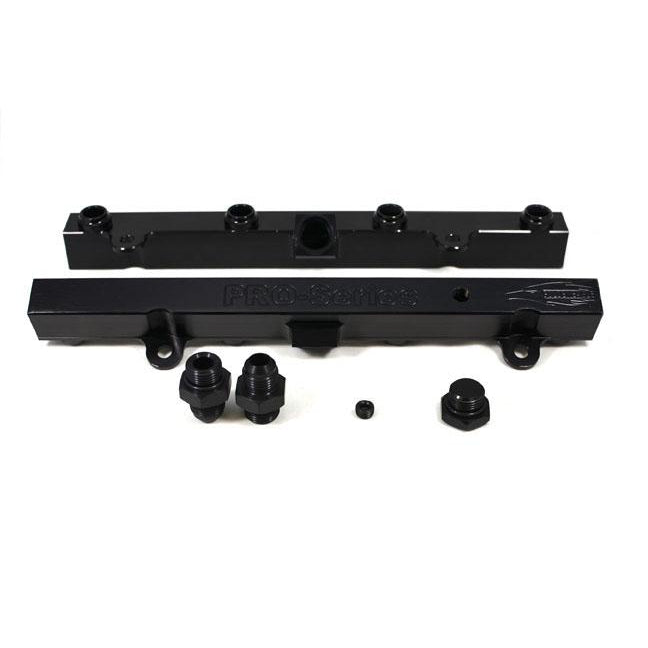 TRI-FLOW K20/K24 Fuel Rail-Fuel Rails-Black-3/4 Boss to AN-8 2pc & 3/4 Boss Plug 1pc-GoldenEagleMfg