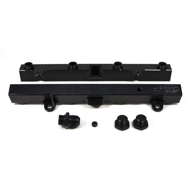 TRI-FLOW K20/K24 Fuel Rail-Fuel Rails-Black-3/4 Boss to AN-10 1pc & 3/4 Boss Plug 2pc-GoldenEagleMfg