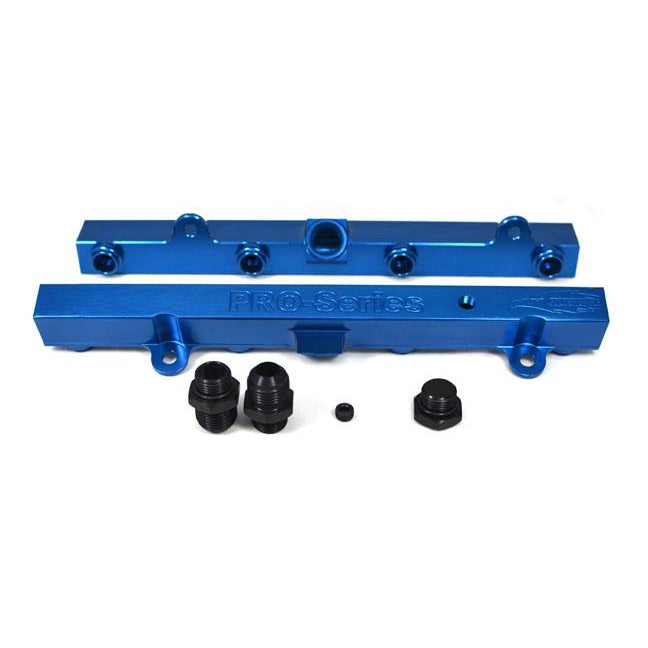 TRI-FLOW K20/K24 Fuel Rail-Fuel Rails-Blue-3/4 Boss to AN-10 2pc & 3/4 Boss Plug 1pc-GoldenEagleMfg